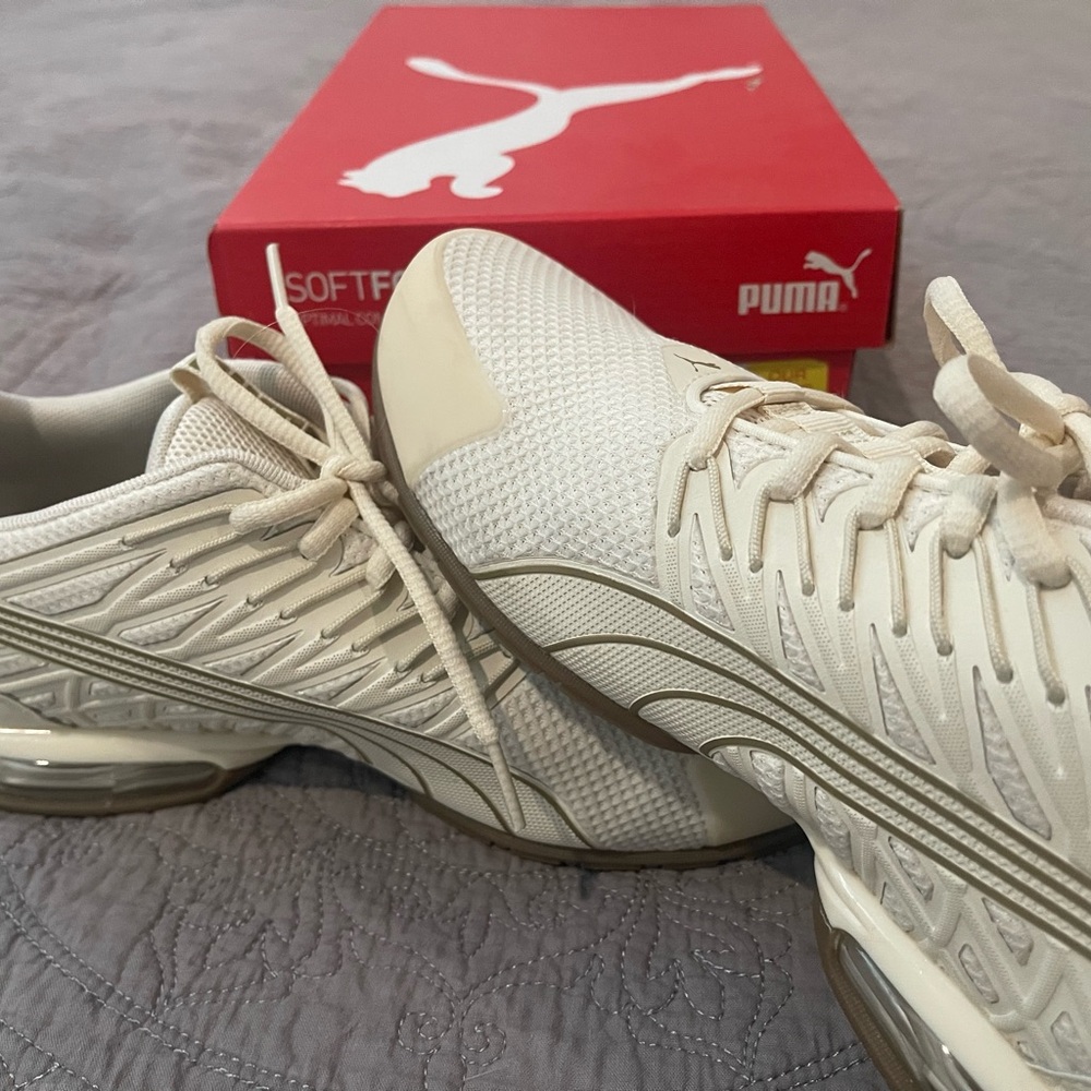 Puma Women’s Almond and Gold Sneakers